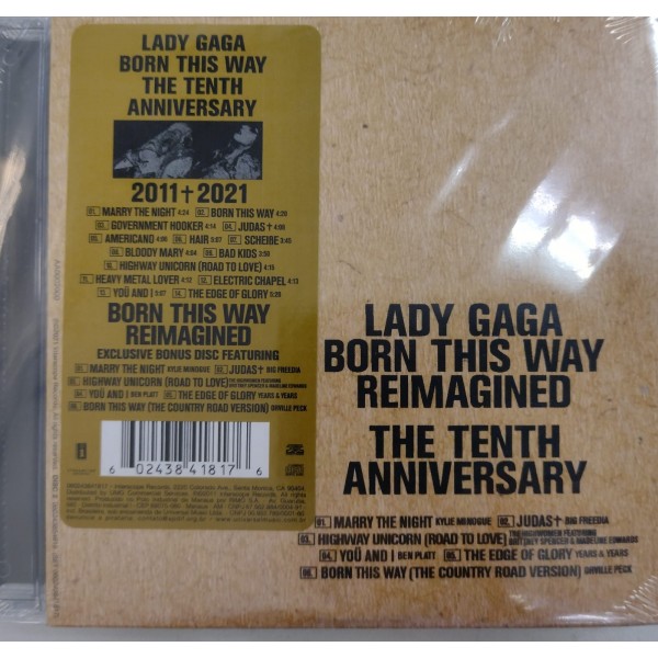 Cd Lady Gaga Born This Way Reimagined The Tenth Anniversary Duplo 5819